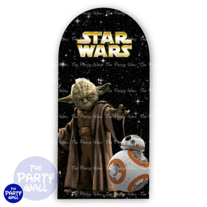 Star Wars - Funda para mampara de punta redonda o rectangular Mampara de punta redonda