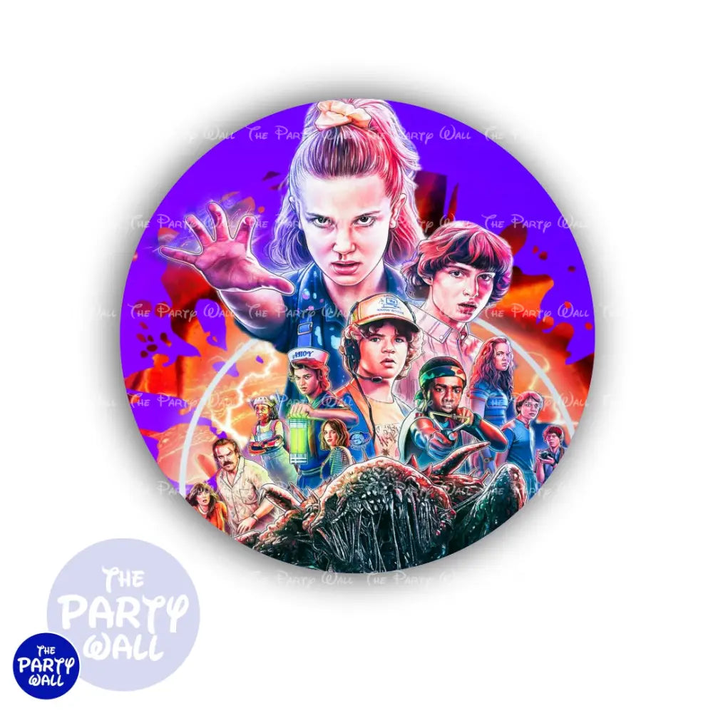 Stranger Things - Funda para mampara circular Circular