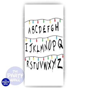 Stranger Things - Funda para mampara de punta redonda o rectangular Mampara de punta redonda