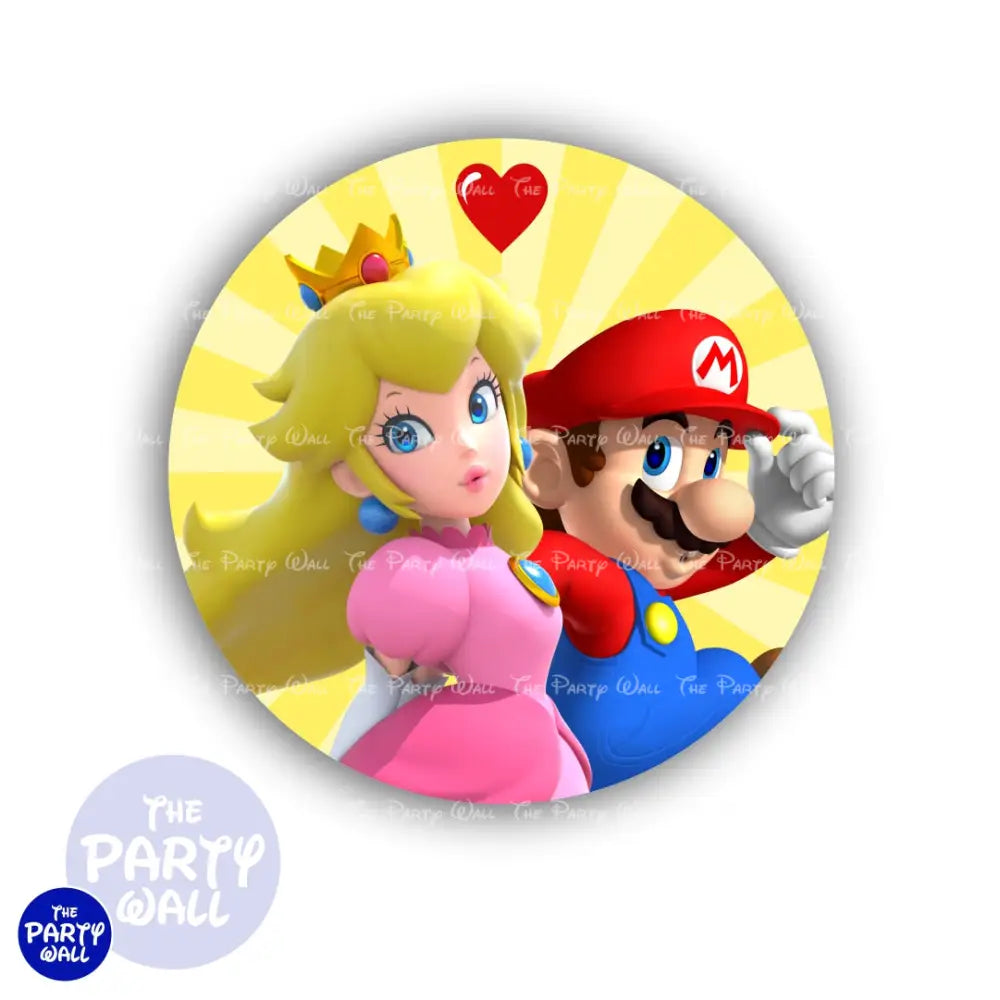 Super Mario - Funda para mampara circular Circular