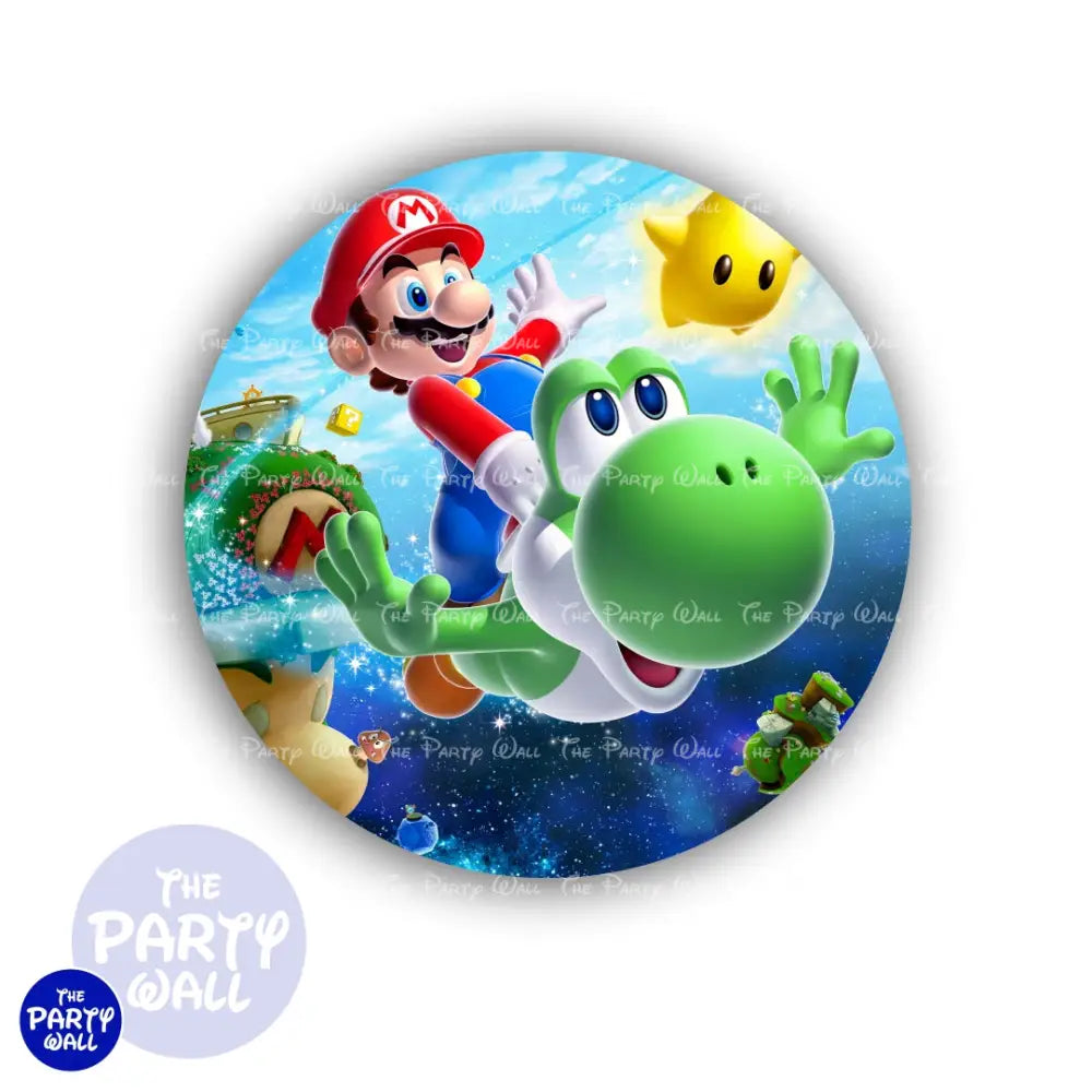 Super Mario - Funda para mampara circular Circular