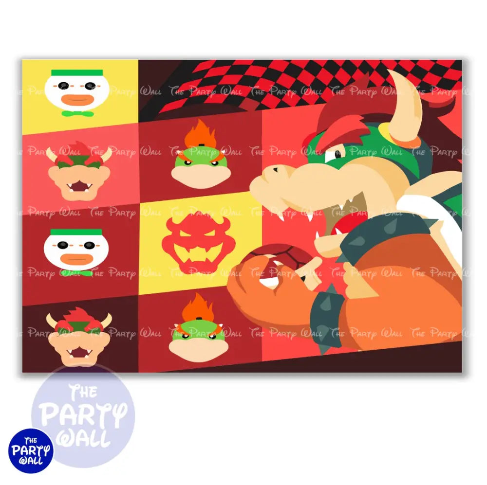 Super Mario - Funda para mampara cuadrada o rectangular Cuadrado o Rectangular