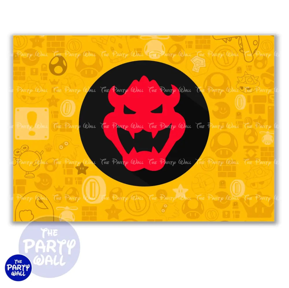 Super Mario - Funda para mampara cuadrada o rectangular Cuadrado o Rectangular