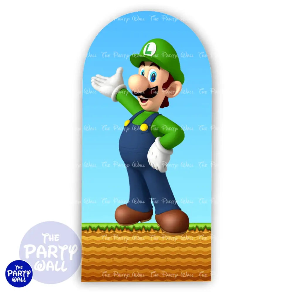 Super Mario - Funda para mampara de punta redonda o rectangular Mampara de punta redonda