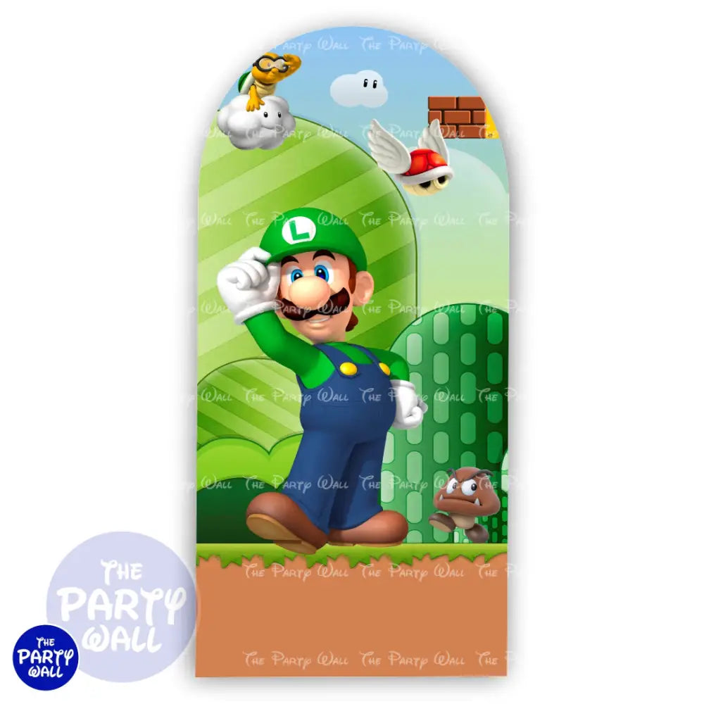 Super Mario - Funda para mampara de punta redonda o rectangular Mampara de punta redonda