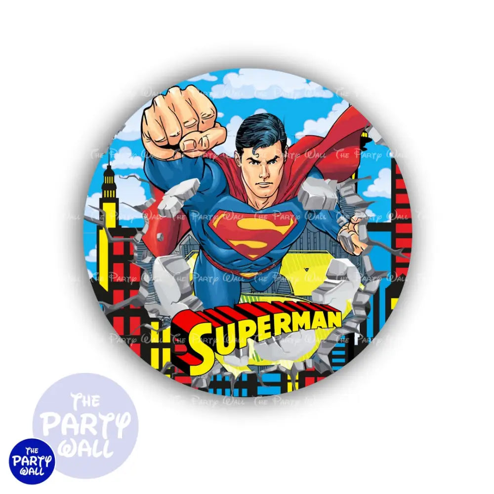 Superman - Funda para mampara circular Circular