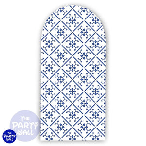 Talavera - Funda para mampara de punta redonda o rectangular Mampara de punta redonda