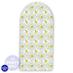 Talavera - Funda para mampara de punta redonda o rectangular Mampara de punta redonda