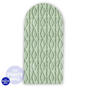 Tejido - Funda para mampara de punta redonda o rectangular Mampara de punta redonda