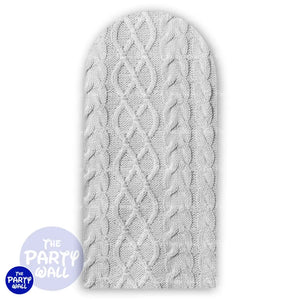 Tejido - Funda para mampara de punta redonda o rectangular Mampara de punta redonda