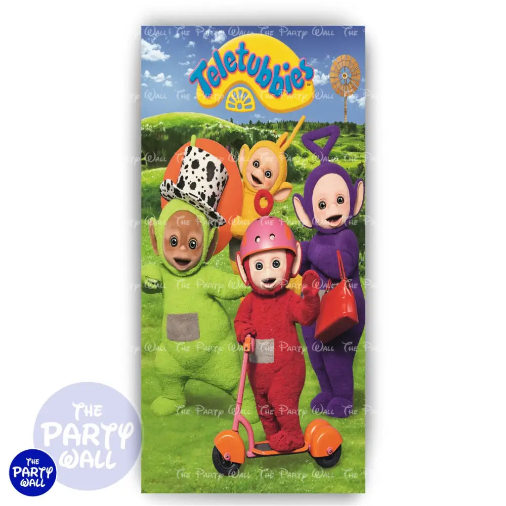 Teletubbies - Funda para mampara de punta redonda o rectangular Mampara de punta redonda