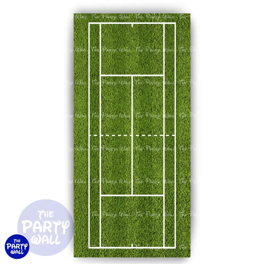 Tennis - Funda para mampara de punta redonda o rectangular Mampara de punta redonda