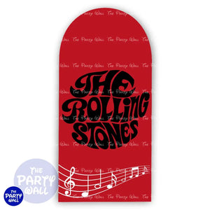The Rolling Stones - Funda para mampara de punta redonda o rectangular Mampara de punta redonda
