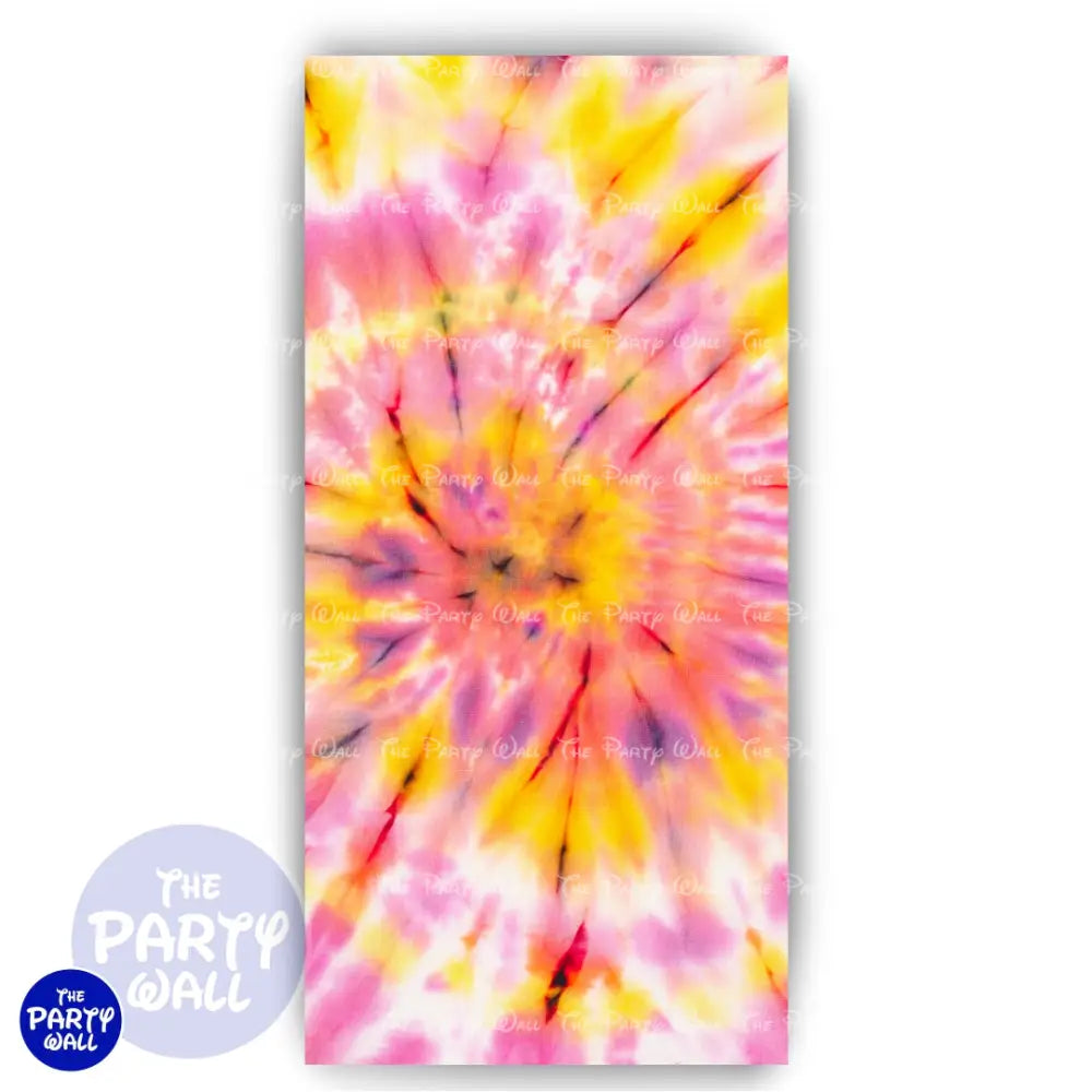 Tie Dye - Funda para mampara de punta redonda o rectangular Mampara de punta redonda