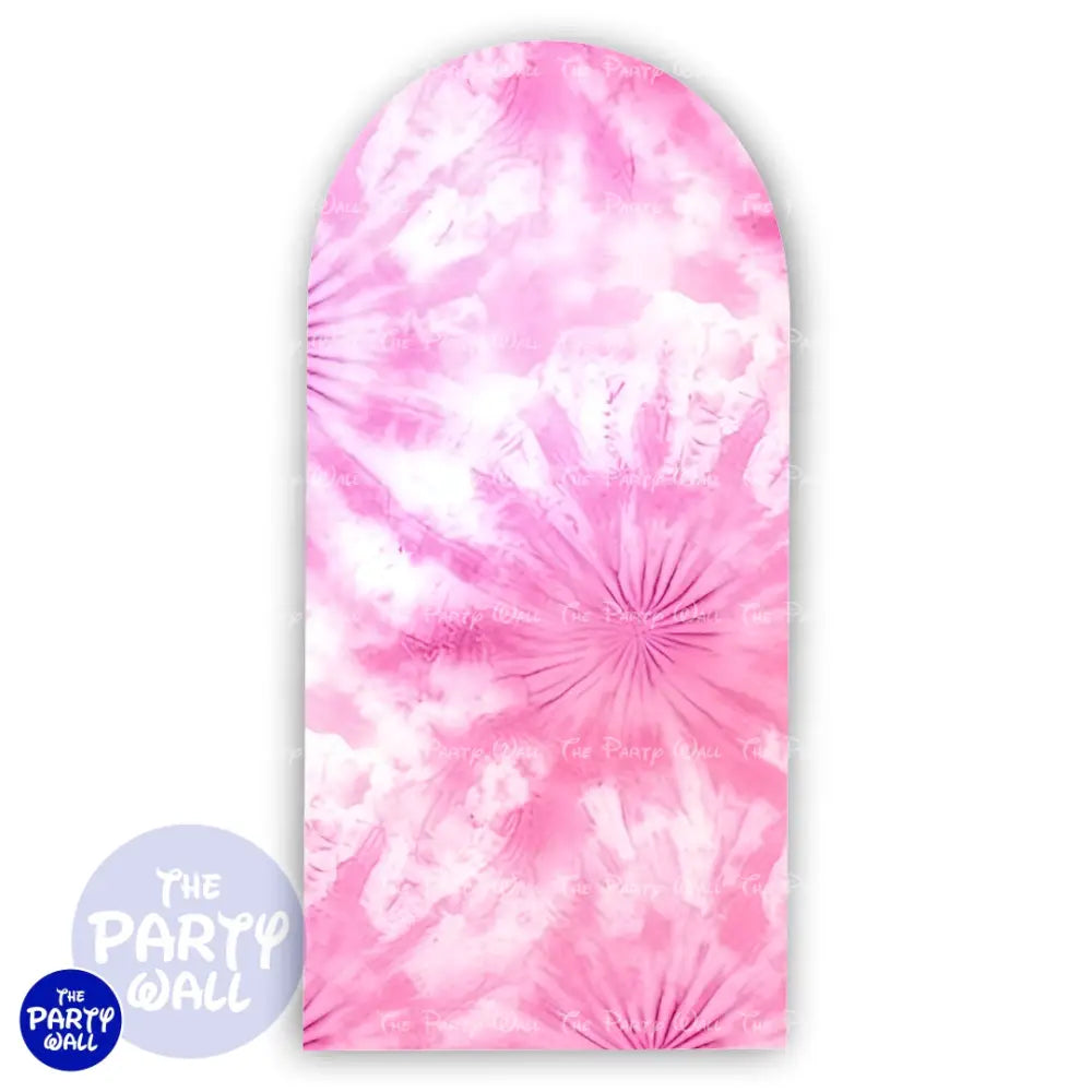 Tie Dye - Funda para mampara de punta redonda o rectangular Mampara de punta redonda