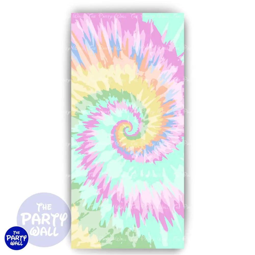 Tie Dye - Funda para mampara de punta redonda o rectangular Mampara de punta redonda