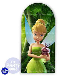 Tinkerbell - Funda para mampara de punta redonda o rectangular Mampara de punta redonda