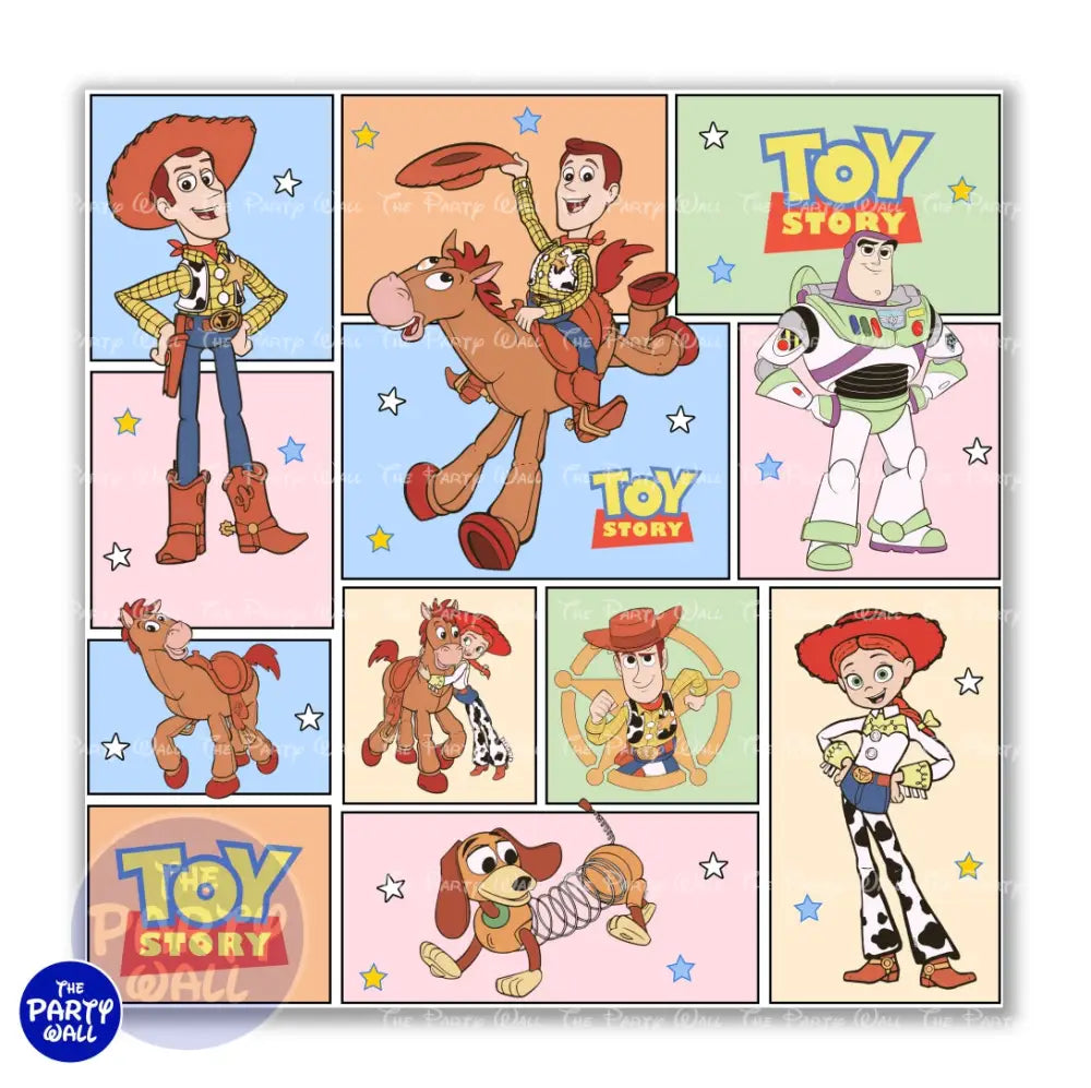 Toy Story - Funda para mampara cuadrada o rectangular - Cuadrado o Rectangular