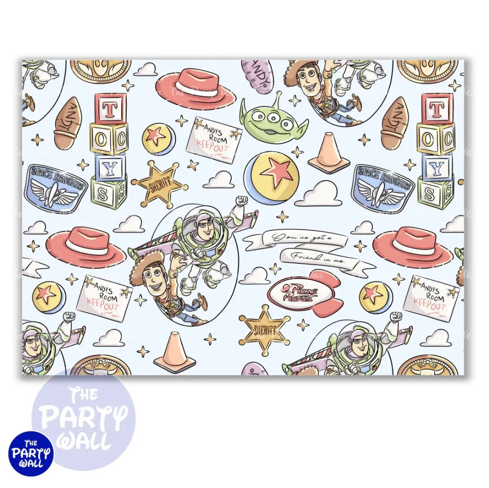 Toy Story - Funda para mampara cuadrada o rectangular - Cuadrado o Rectangular