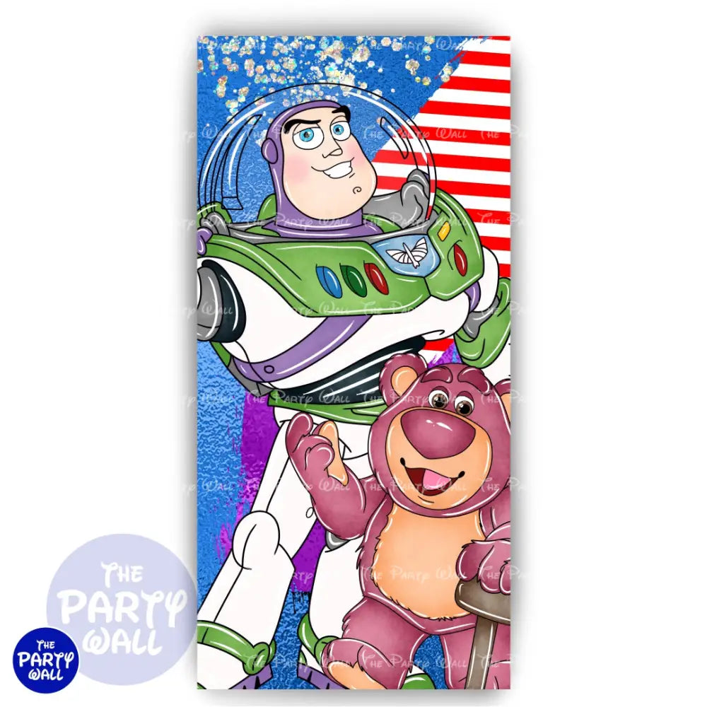 Toy Story - Funda para mampara de punta redonda o rectangular Mampara de punta redonda