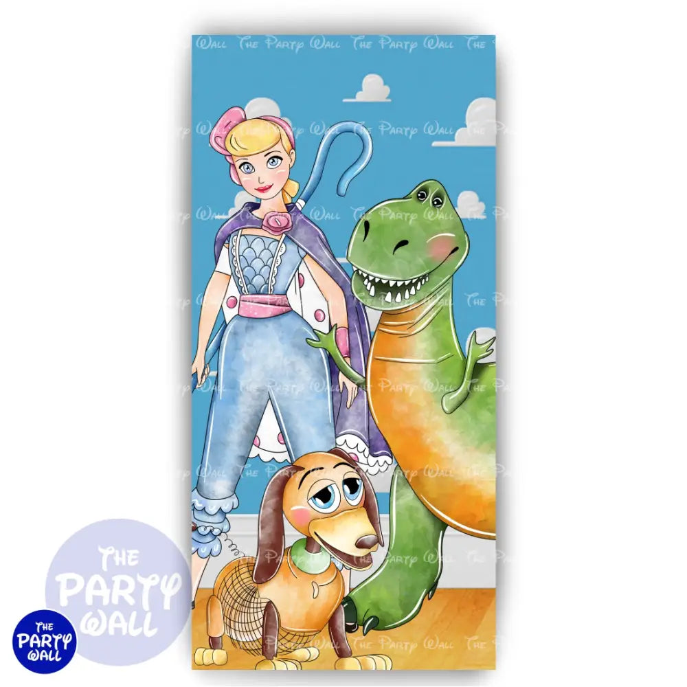 Toy Story - Funda para mampara de punta redonda o rectangular Mampara de punta redonda