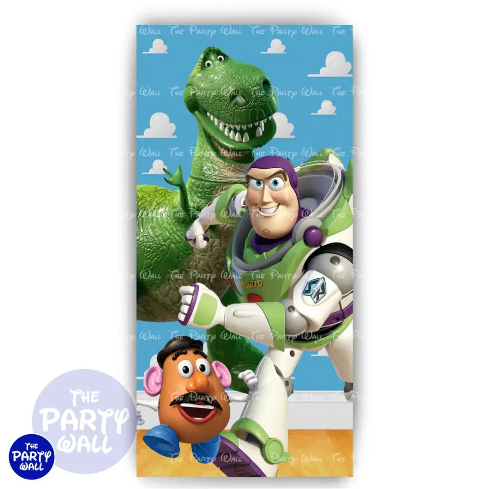 Toy Story - Funda para mampara de punta redonda o rectangular Mampara de punta redonda