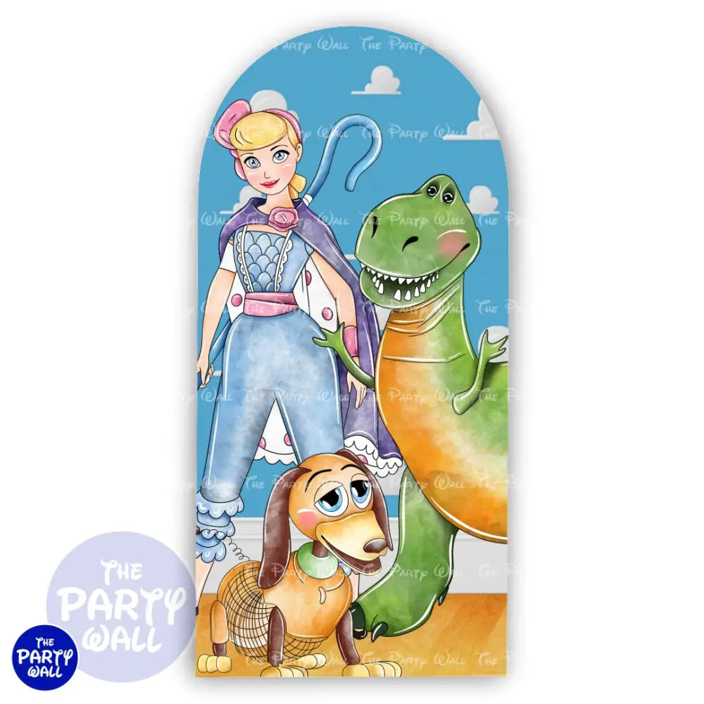 Toy Story - Funda para mampara de punta redonda o rectangular Mampara de punta redonda