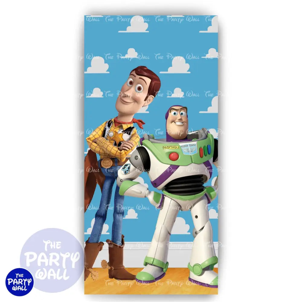 Toy Story - Funda para mampara de punta redonda o rectangular Mampara de punta redonda