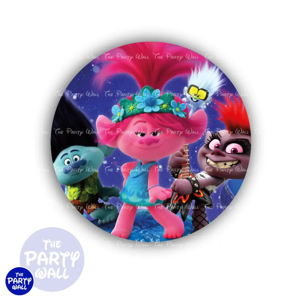 Trolls - Funda para mampara circular Circular