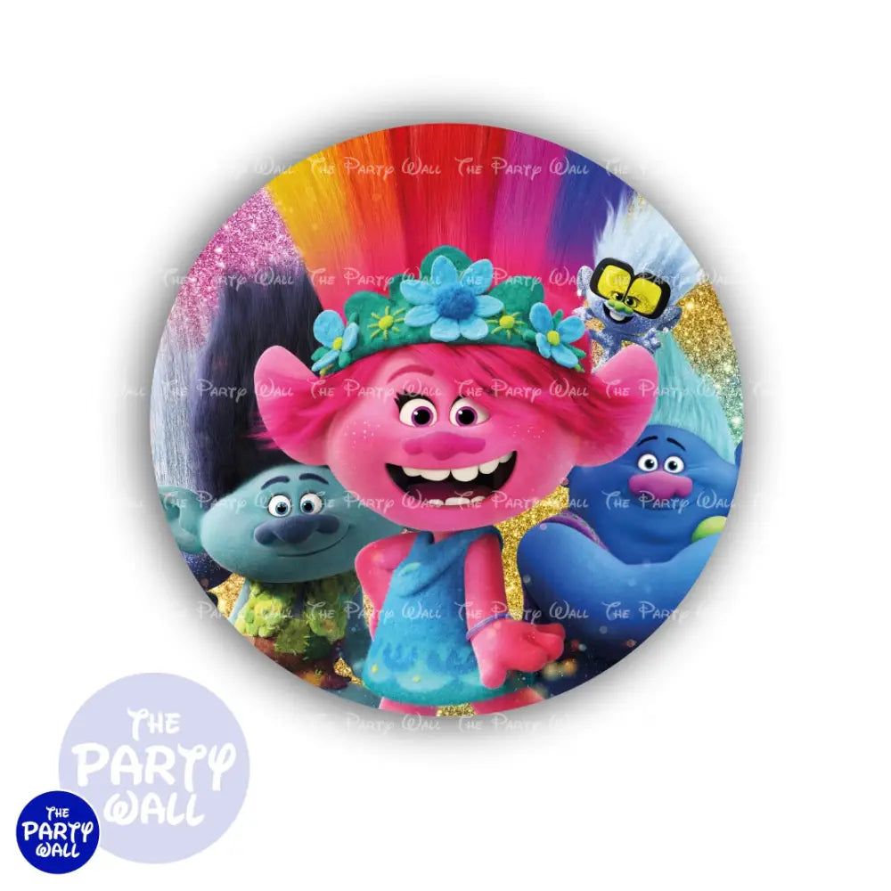 Trolls - Funda para mampara circular Circular