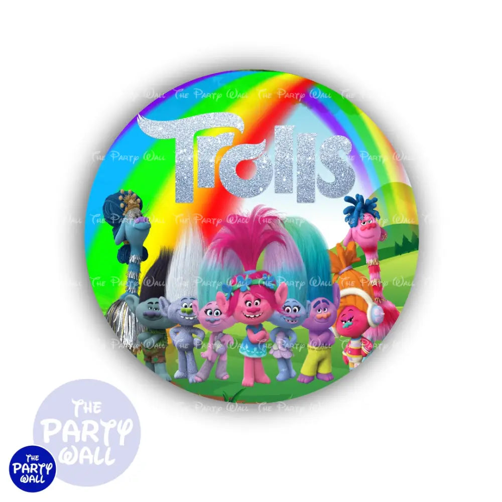 Trolls - Funda para mampara circular Circular