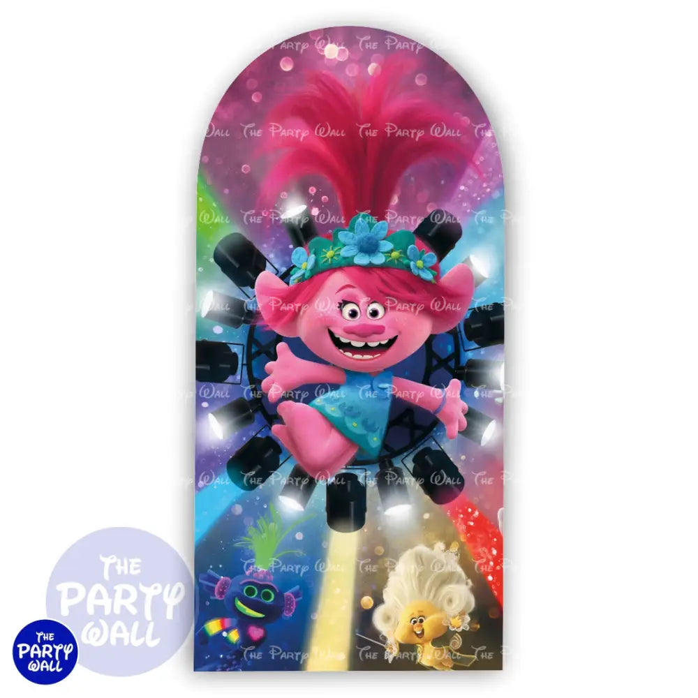 Trolls - Funda para mampara de punta redonda o rectangular Mampara de punta redonda