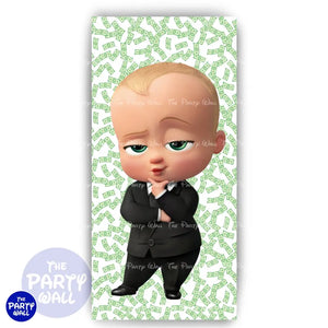 Un Jefe en Pañales/Baby Boss - Funda para mampara de punta redonda o rectangular Mampara de punta redonda