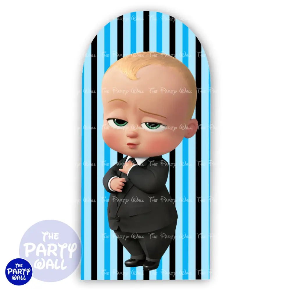 Un Jefe en Pañales/Baby Boss - Funda para mampara de punta redonda o rectangular Mampara de punta redonda