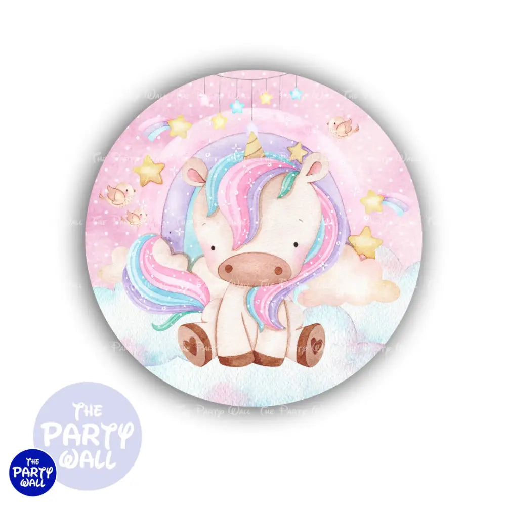Unicornio - Funda para mampara circular Circular