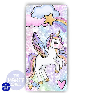 Unicornio - Funda para mampara de punta redonda o rectangular Mampara de punta redonda