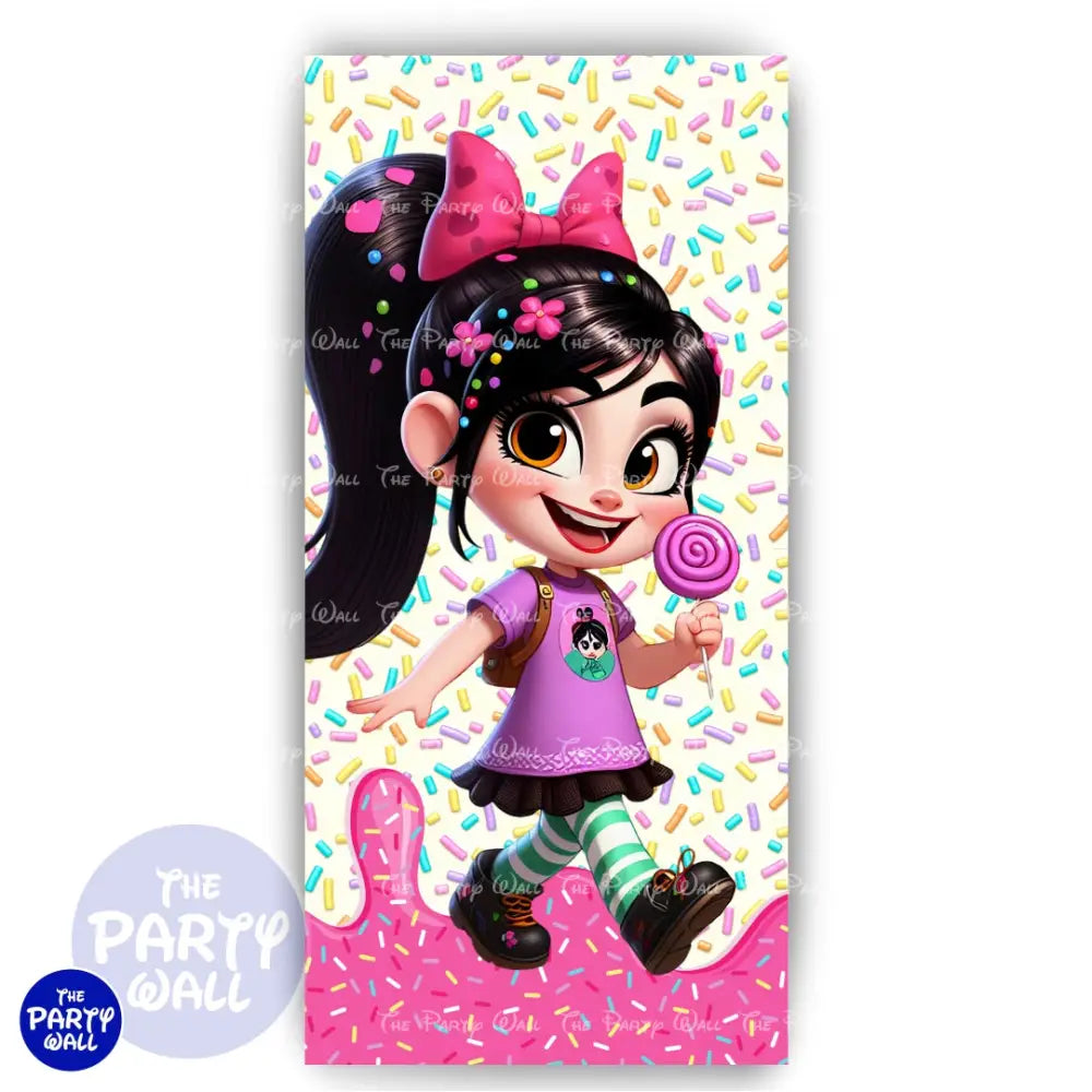 Vanellope - Funda para mampara de punta redonda o rectangular Mampara de punta redonda