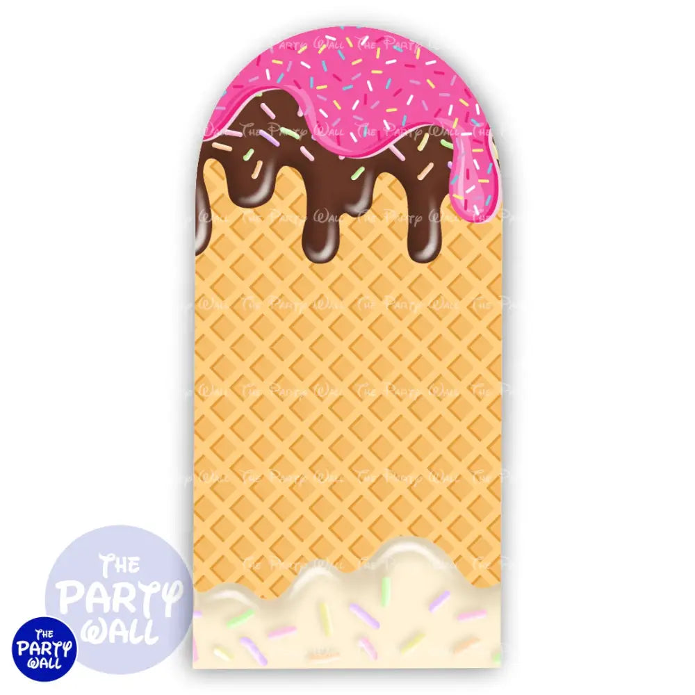 Vanellope - Funda para mampara de punta redonda o rectangular Mampara de punta redonda