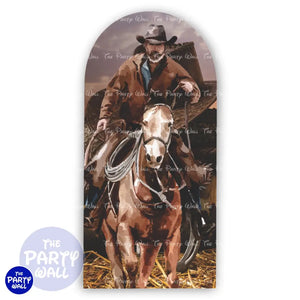 Vaquero - Funda para mampara de punta redonda o rectangular Mampara de punta redonda