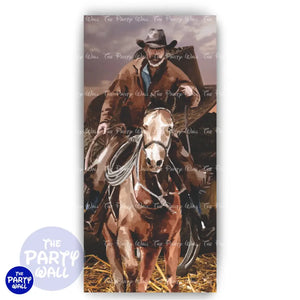 Vaquero - Funda para mampara de punta redonda o rectangular Mampara de punta redonda