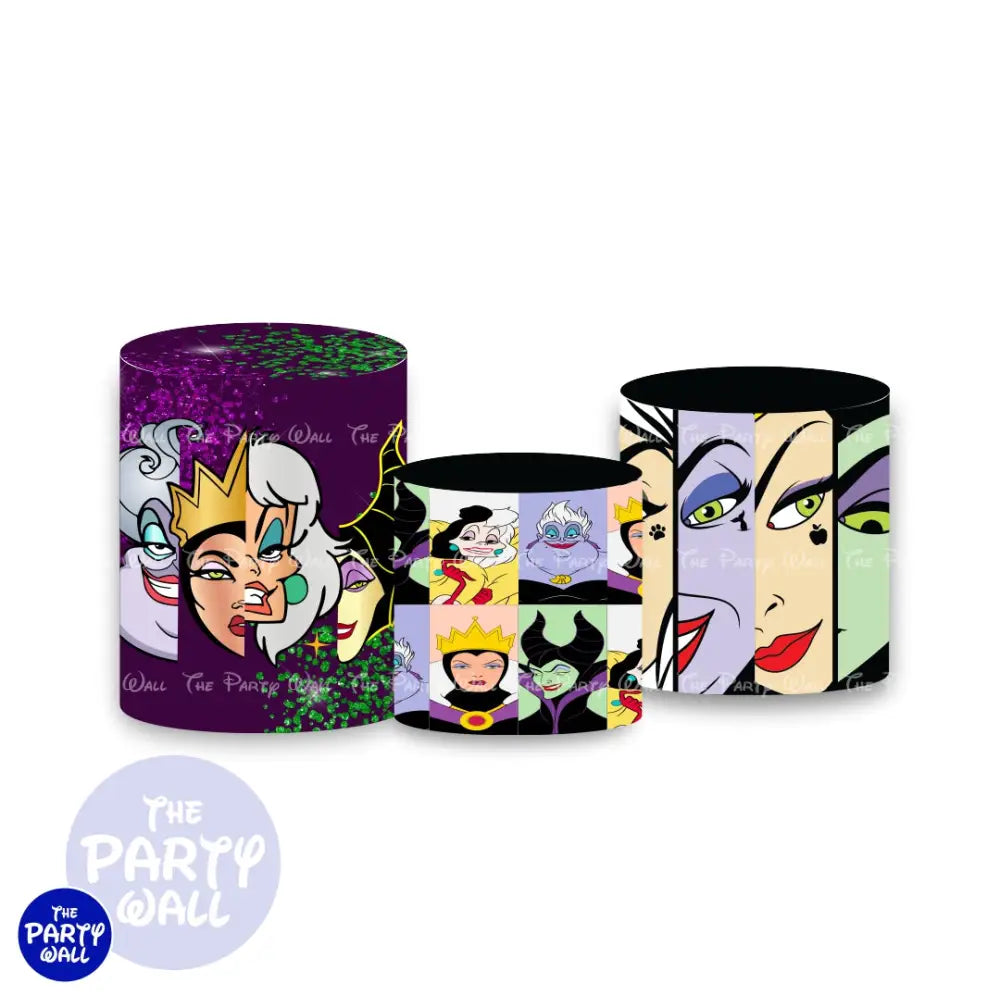 Villanas Disney - Fundas para cilindros Cilindros