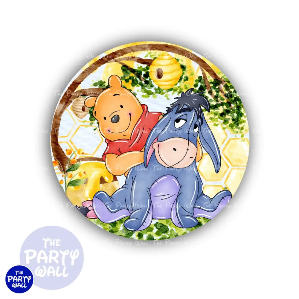 Winnie Pooh - Funda para mampara circular Circular