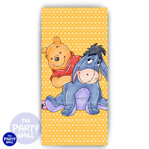 Winnie Pooh - Funda para mampara de punta redonda o rectangular Mampara de punta redonda