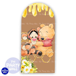 Winnie Pooh - Funda para mampara de punta redonda o rectangular Mampara de punta redonda
