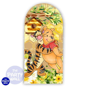 Winnie Pooh - Funda para mampara de punta redonda o rectangular Mampara de punta redonda