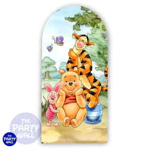Winnie Pooh - Funda para mampara de punta redonda o rectangular Mampara de punta redonda