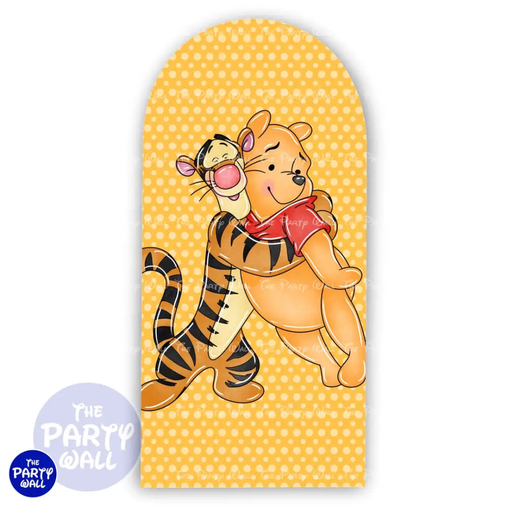 Winnie Pooh - Funda para mampara de punta redonda o rectangular Mampara de punta redonda