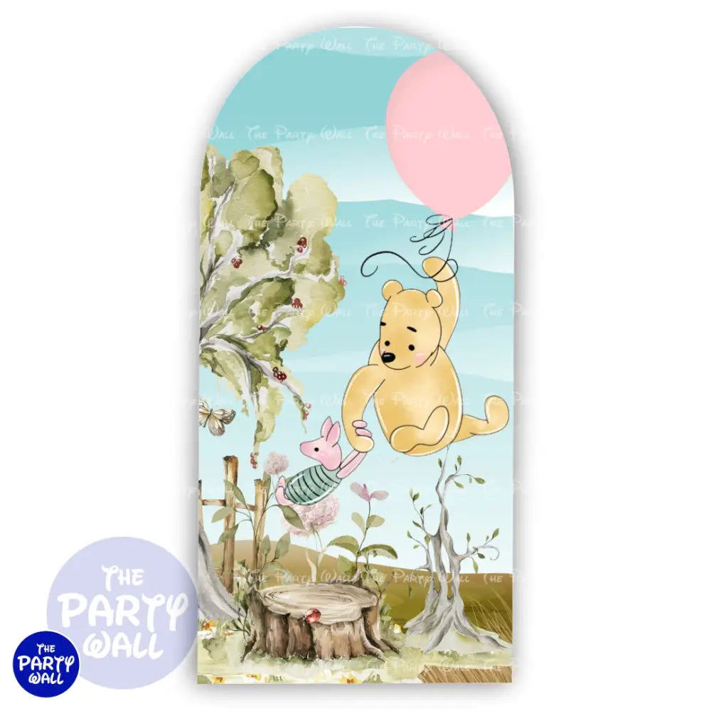 Winnie Pooh - Funda para mampara de punta redonda o rectangular Mampara de punta redonda