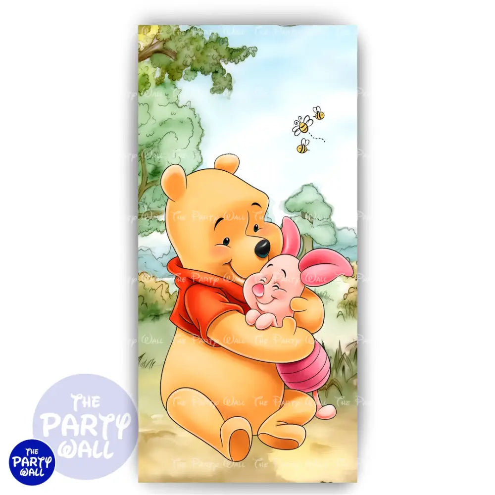 Winnie Pooh - Funda para mampara de punta redonda o rectangular Mampara de punta redonda