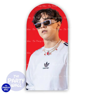 Xavi - Funda para mampara de punta redonda o rectangular Mampara de punta redonda